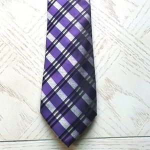 Purple Men's Skinny Tie